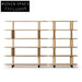 Unique Modern Ash Wood Bookshelf, Living Room Storage, Decorative Display Cabinet