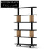Unique Modern Ash Wood Bookshelf, Living Room Storage, Decorative Display Cabinet