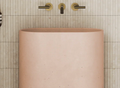 Custom Oval Wall-Mounted Basin (400mmX350mm) Malibu Color