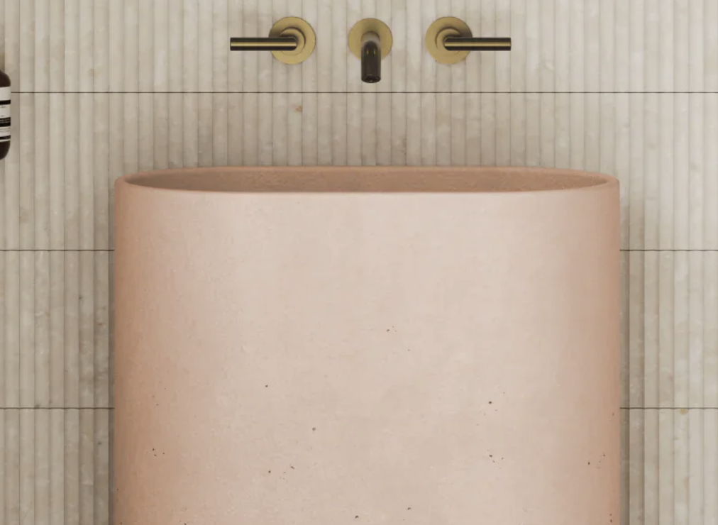 Custom Oval Wall-Mounted Basin (400mmX350mm) Malibu Color