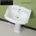 UPC export American retro pedestal basin European French wash basin floor-standing small size Regular size (excluding