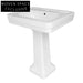 Urbino Dietao Retro Style Basin Three-Hole Faucet Single hole pedestal basin does not include faucet and accessories