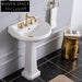 Varese Dietao Pedestal Basin Retro Style Three-Hole