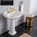 Varese Dietao Pedestal Basin Retro Style Three-Hole