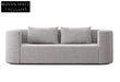 Luxury Velvet 3-Seater Curved Sofa: Modern Living Room Furniture with Solid Wood Frame