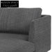 Venga 3 Seater With Right Chaise - Metal Grey Lounge Chair