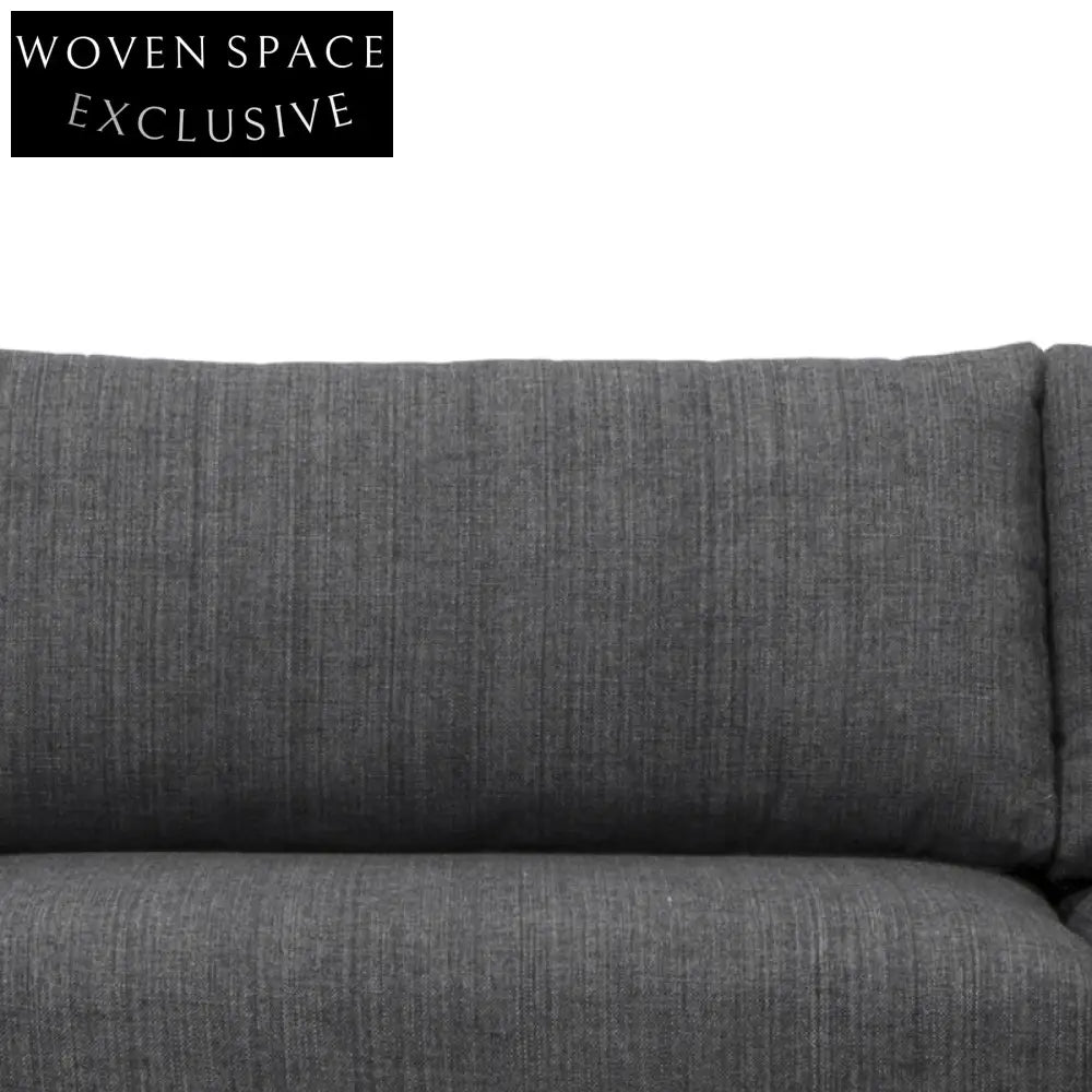 Venga 3 Seater With Right Chaise - Metal Grey Lounge Chair