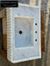 Venise Carrara Marble Sink with Ribbed Sides