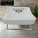 Ver Retro Hanging Basin Cabinet Set Silver set (faucet purchased separately)