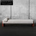 Versatile Midcentury Velvet Day Bed Bench with Tufted Design and Wood Legs