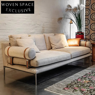 Versatile Modern Italian Luxury Leather Modular Living Room Sectional Sofa