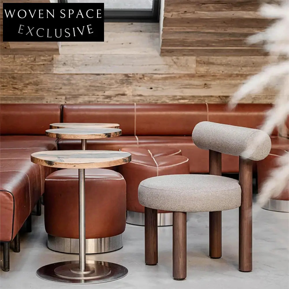 Versatile Modern Velvet Dining Chair with Backrest for Home or Cafe