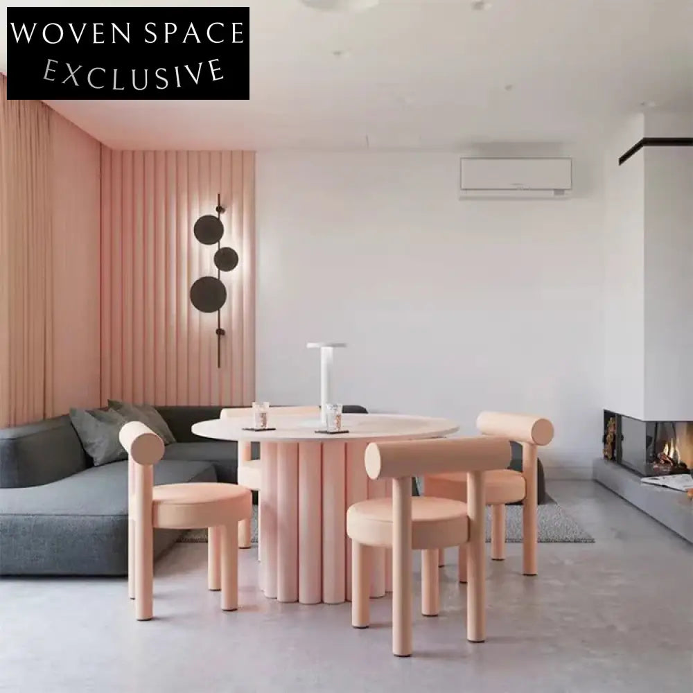 Versatile Modern Velvet Dining Chair with Backrest for Home or Cafe