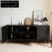 Versatile Nordic Solid Wood Sideboard for Living Room, Kitchen, Bedroom Storage Cabinet