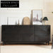 Versatile Nordic Solid Wood Sideboard for Living Room, Kitchen, Bedroom Storage Cabinet