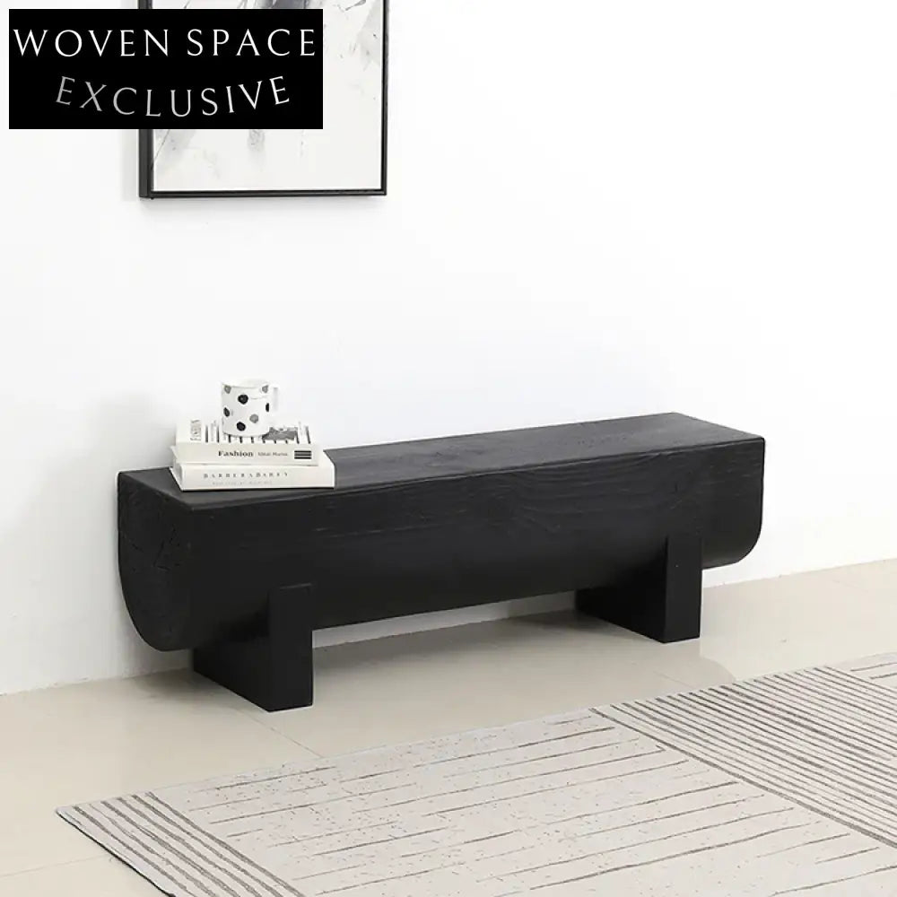 Versatile Solid Wood Round Bedside Sofa End Table Modern Nordic Design Stool