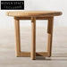 Versatile Teak Outdoor Coffee Side Table for Patio Garden Deck, Modern Design