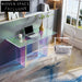 Vibrant Acrylic Rainbow Modern Home Office Computer Desk Table
