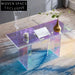 Vibrant Acrylic Rainbow Modern Home Office Computer Desk Table