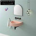 Vibrant Artificial Stone Wall-Mounted Countertop Bathroom Wash Basin Sink