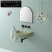 Vibrant Artificial Stone Wall-Mounted Countertop Bathroom Wash Basin Sink