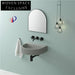 Vibrant Artificial Stone Wall-Mounted Countertop Bathroom Wash Basin Sink