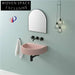 Vibrant Artificial Stone Wall-Mounted Countertop Bathroom Wash Basin Sink