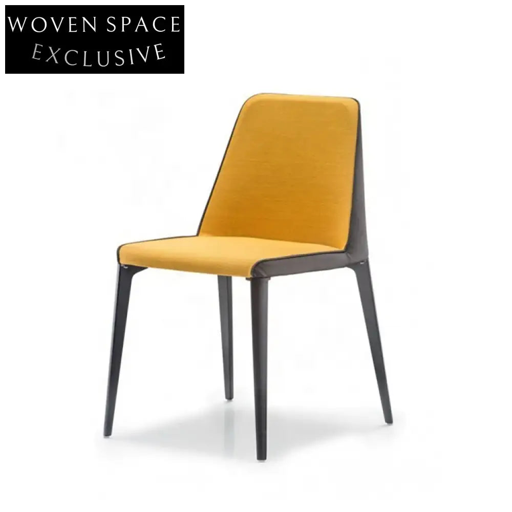 Vibrant Laja Upholstered Velvet Dining Chair with Modern Metal Legs