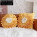 Vibrant Sunflower Floral Decorative Cushion Pillow for Living Room Decor