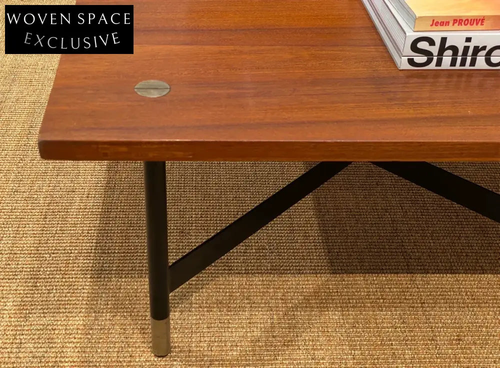 Vintage 1960s Italian Rossi di Albizzate Square Coffee Table Mid-Century