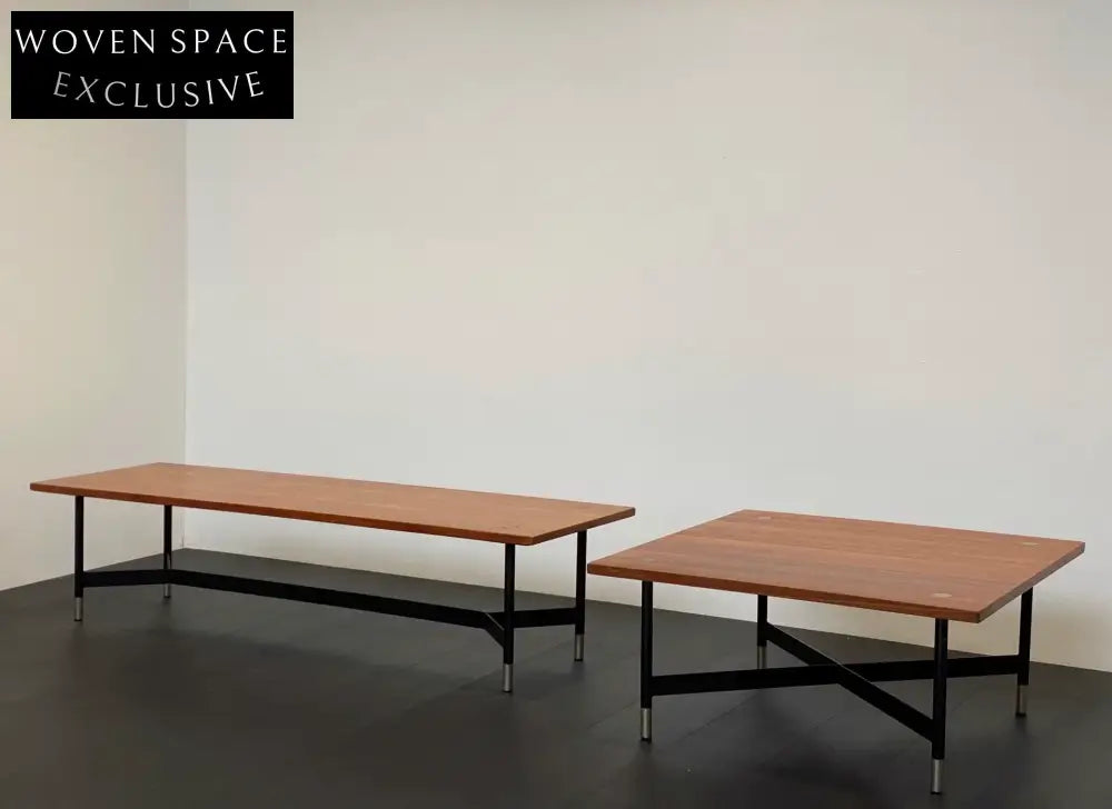Vintage 1960s Italian Rossi di Albizzate Square Coffee Table Mid-Century