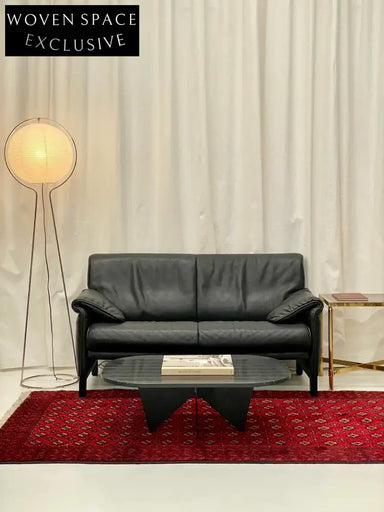 Vintage 1980s Italian Hand-Carved Stone & Metal Inlaid Coffee Table