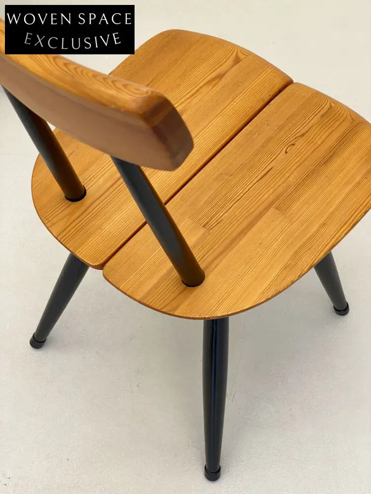 Vintage Ilmari Tapiovaara Pirkka Dining Set: One Table, Four Chairs, Lukaanpuu 1950s Original
