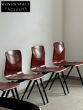 Vintage Dutch Classic Student Chair by Galvanitas S22