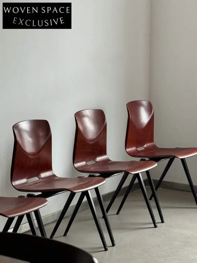 Vintage Dutch Classic Student Chair by Galvanitas S22