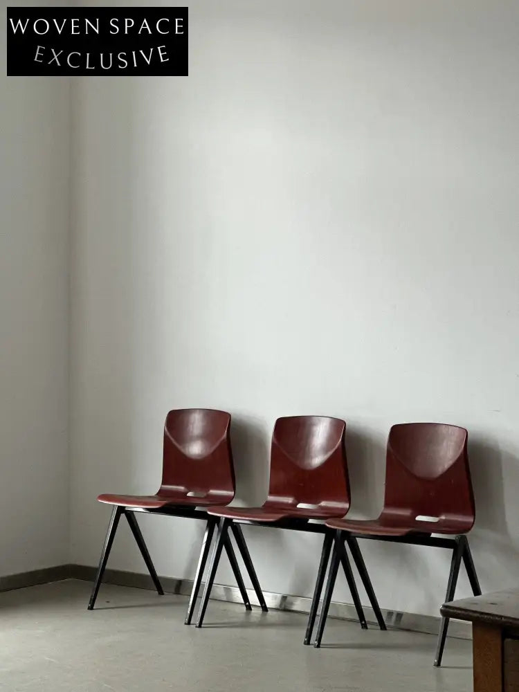 Vintage Dutch Classic Student Chair by Galvanitas S22