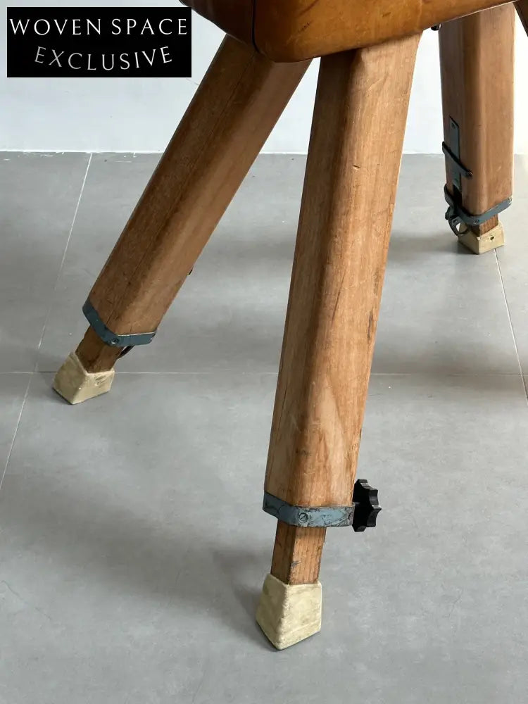 Vintage Dutch Vaulting Horse: 1960s by Dutch Designer