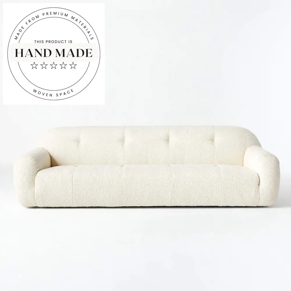 Vintage Industrial Tufted Saddle Leather Modern Living Room Sofa