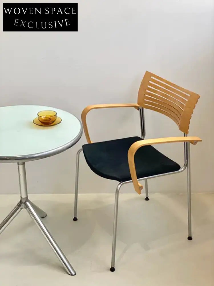 Vintage Thonet 811 Prague Cane Bentwood Dining Chair - Josef Hoffmann Design