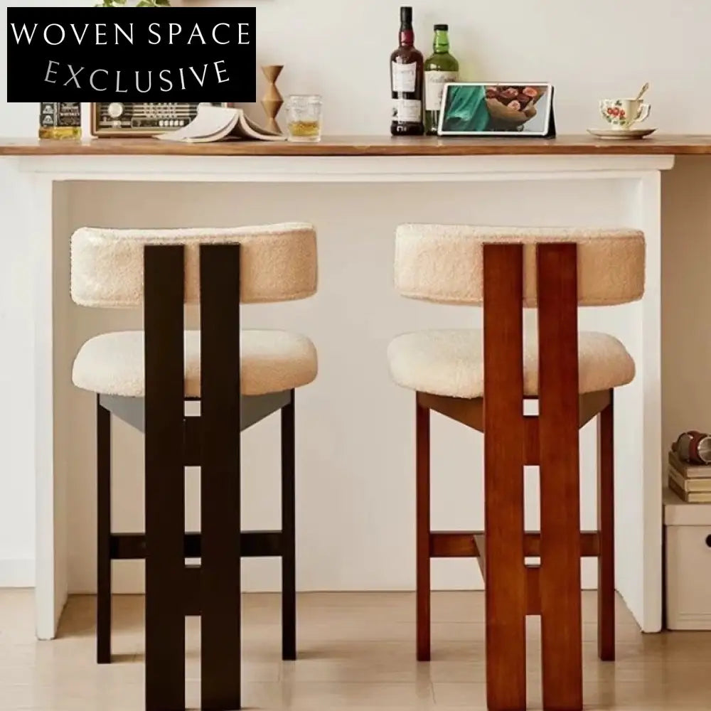 Vintage solid wood dining chair French