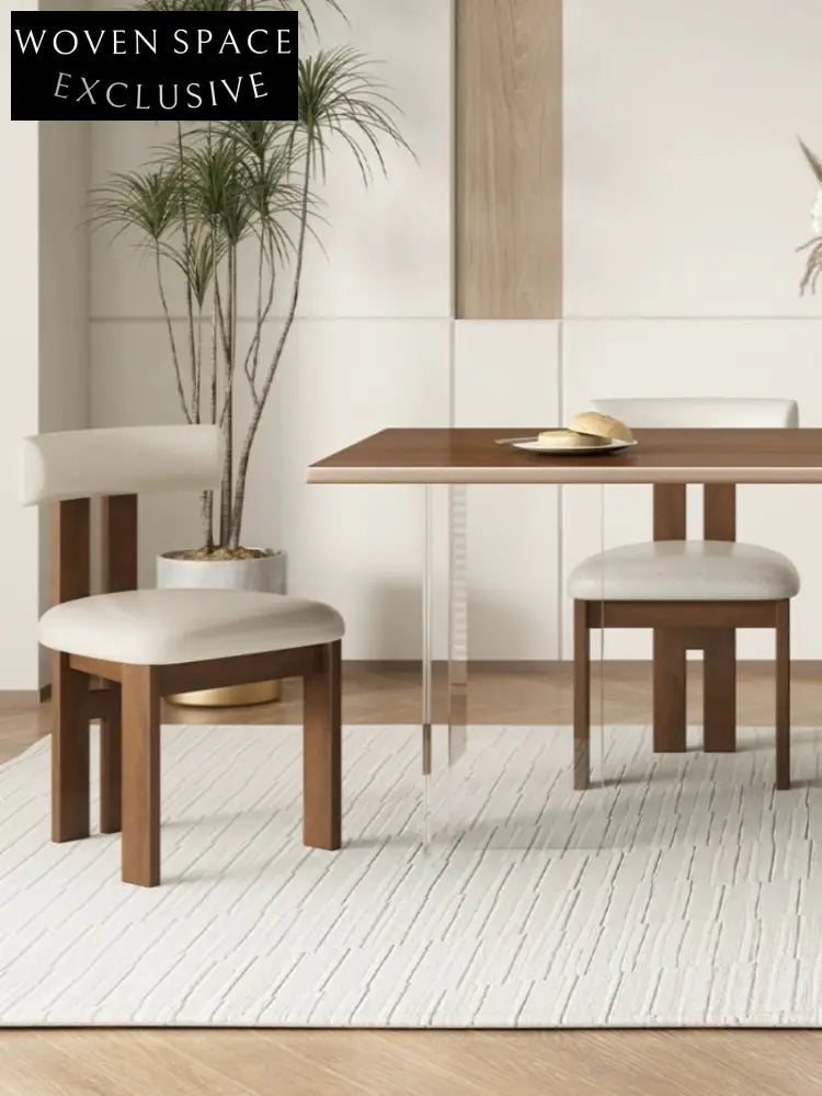 Vintage solid wood dining chair French