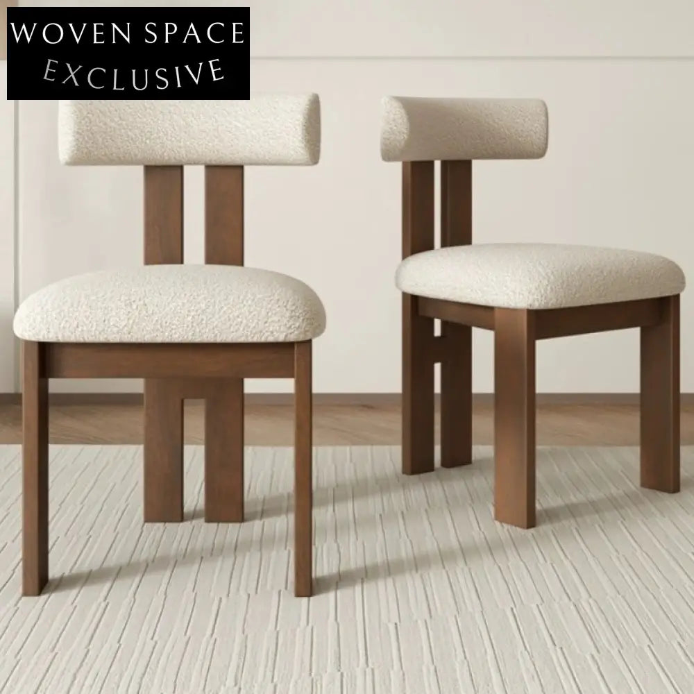 Vintage solid wood dining chair French