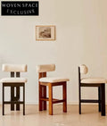 Vintage solid wood dining chair French