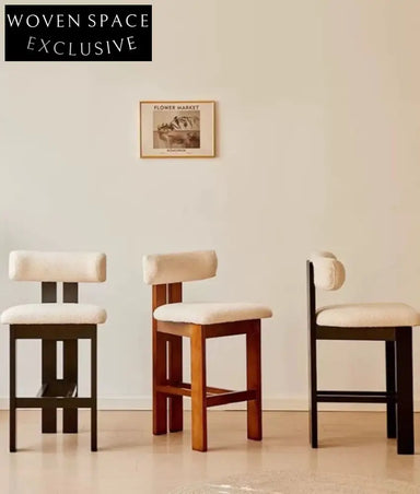 Vintage solid wood dining chair French