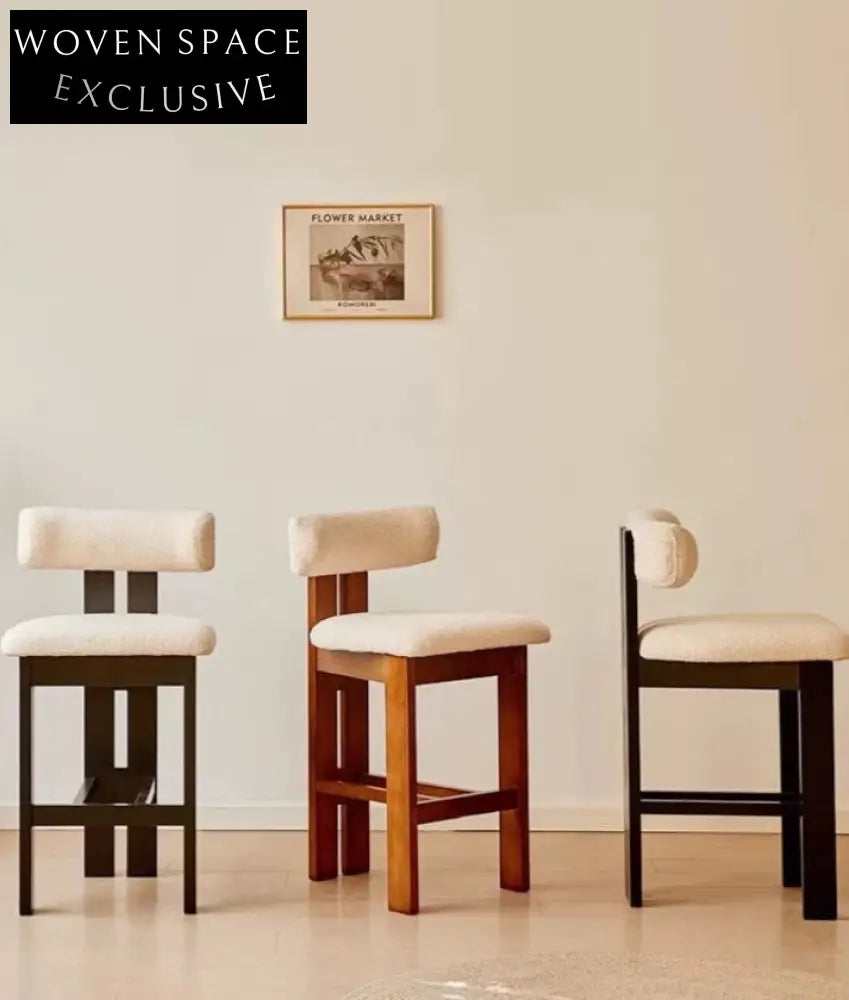 Vintage solid wood dining chair French