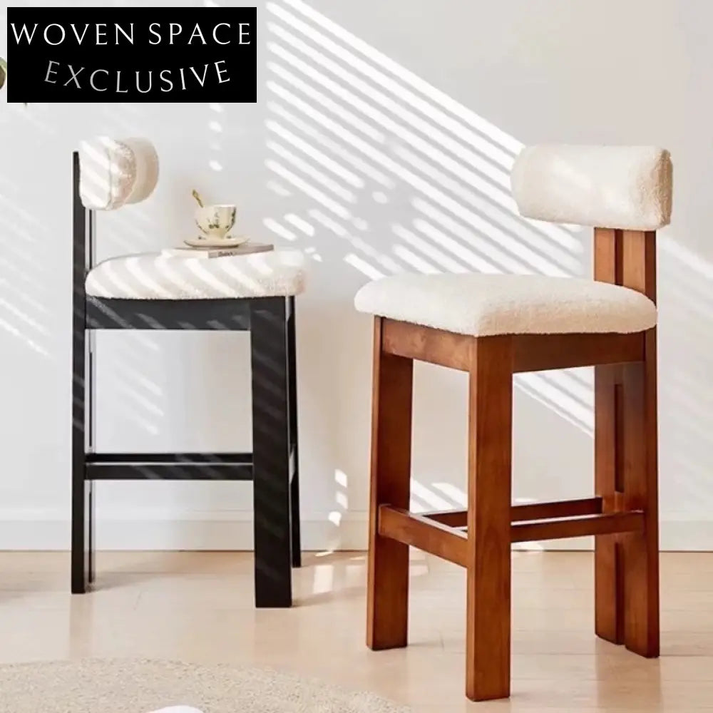 Vintage solid wood dining chair French