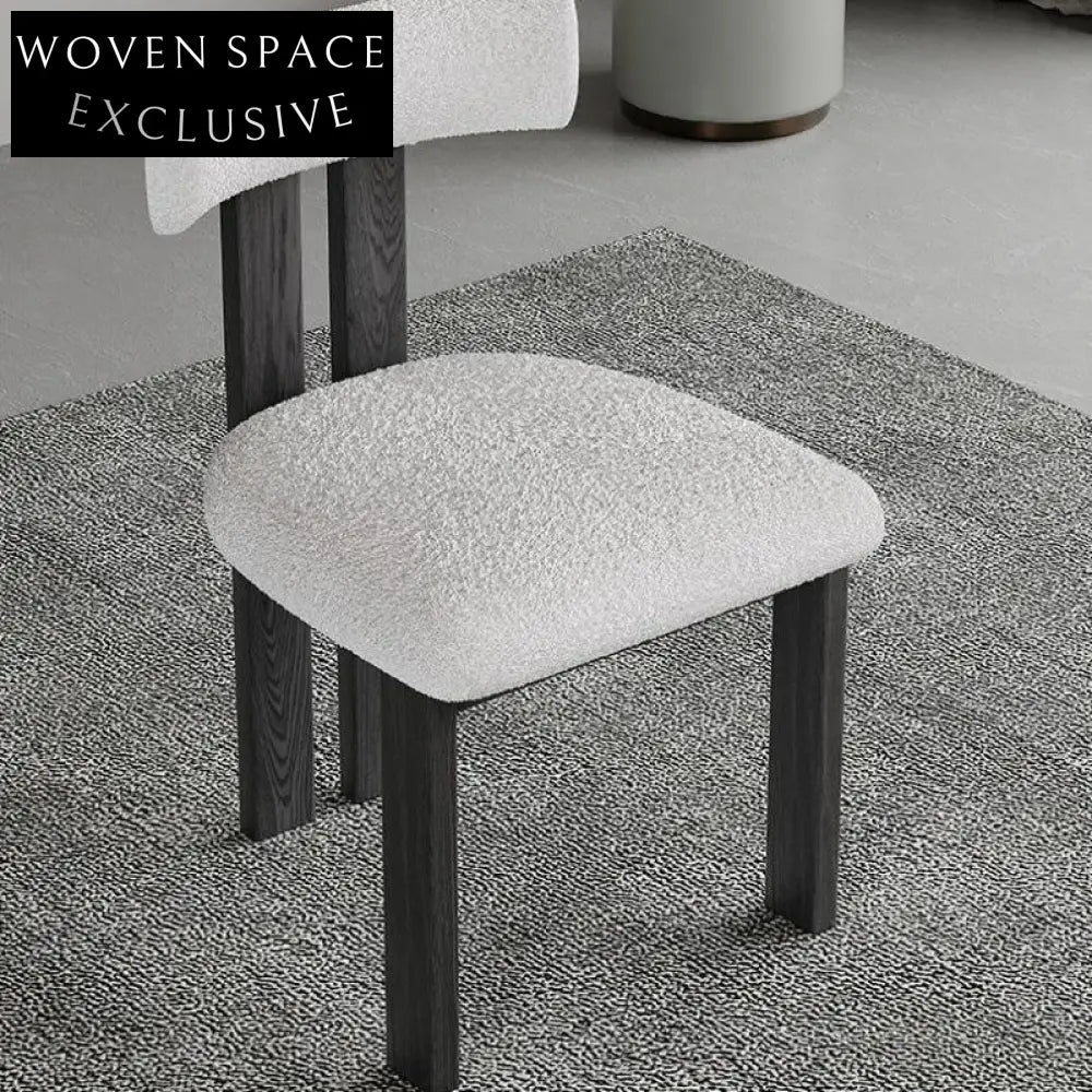 Vintage solid wood dining chair French