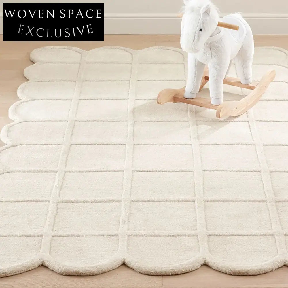 Vintage Striped Polyester Fiber Area Rug for Living Room