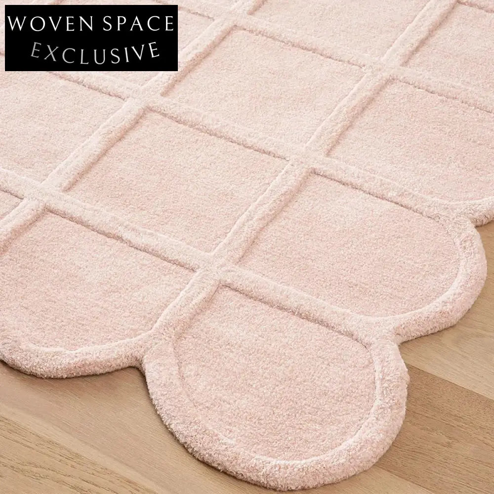 Vintage Striped Polyester Fiber Area Rug for Living Room