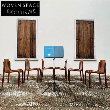 Vintage Italian Carlo Bartoli Mito T70 Walnut Beech Dining Chair 1960s